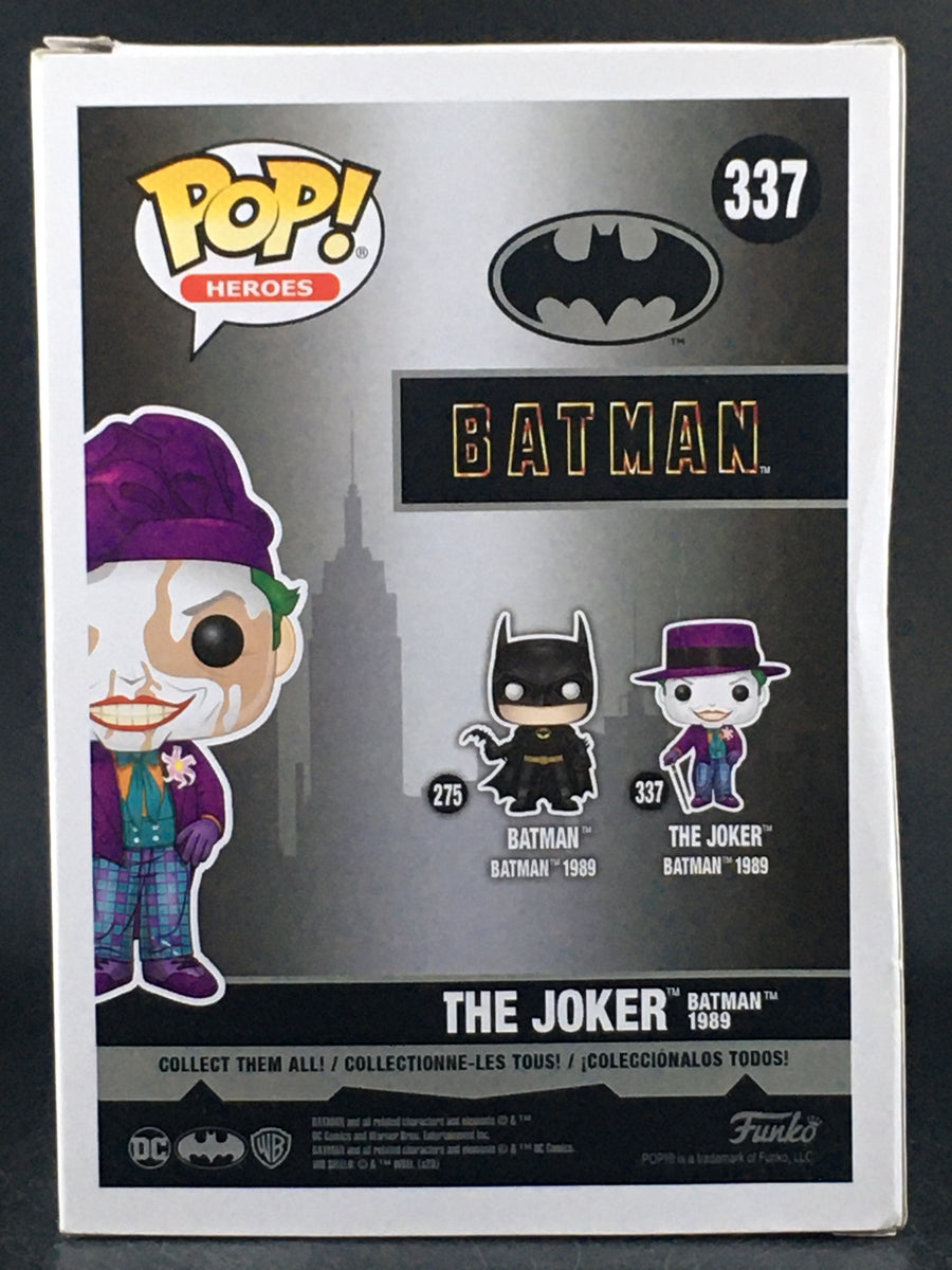 Funko Pop Heroes #337 - Batman 1989 The Joker (Chase) – Variant