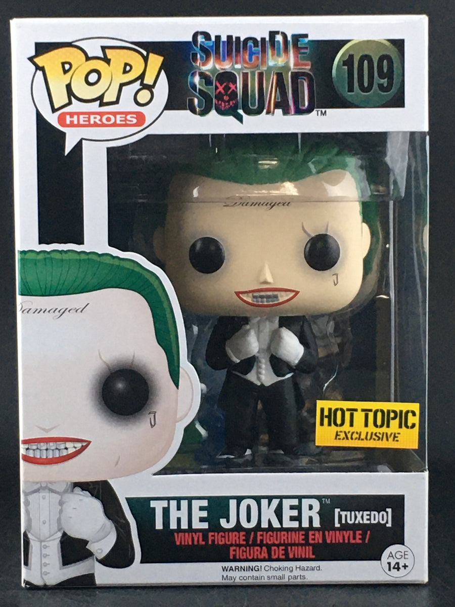 Funko Pop Heroes #109 - Suicide Squad - The Joker (Tuxedo) (Exclusive) –  Variant