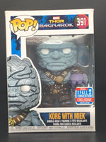 Funko Pop #391 - Marvel: Thor Ragnarok - Korg with Miek (Exclusive)