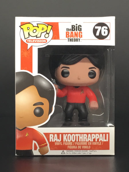 Funko Pop Television #76 - The Big Bang Theory - Raj Koothrappali (Star Trek Outfit)
