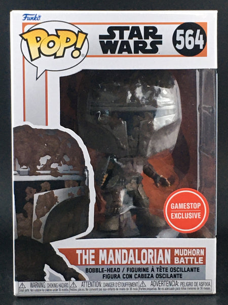 Funko Pop #564 - Star Wars - The Mandalorian (Mudhorn Battle) (Exclusive)