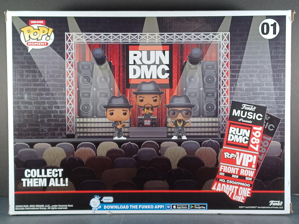 Funko Pop Moment Deluxe #01 - RUN DMC - RUN DMC in Concert