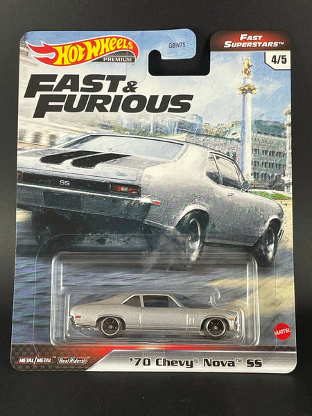 Hot Wheels Fast & Furious - Fast Superstars 4/5 - '70 Chevy Nova SS