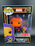 Funko Pop #1212 - Marvel - Kate Bishop /w Lucky the Pizza Dog (Blacklight Edition) (Exclusive)
