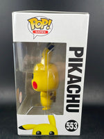 Funko - Pop Games #553 - PokeMon- Pikachu (Flocked) (Exclusive)
